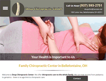 Tablet Screenshot of doupchiropractic.com